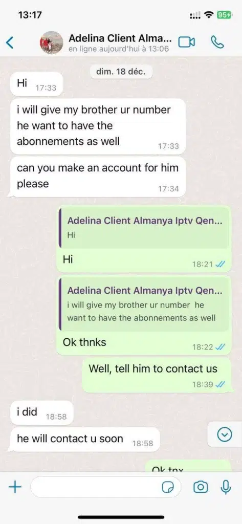 Customer review