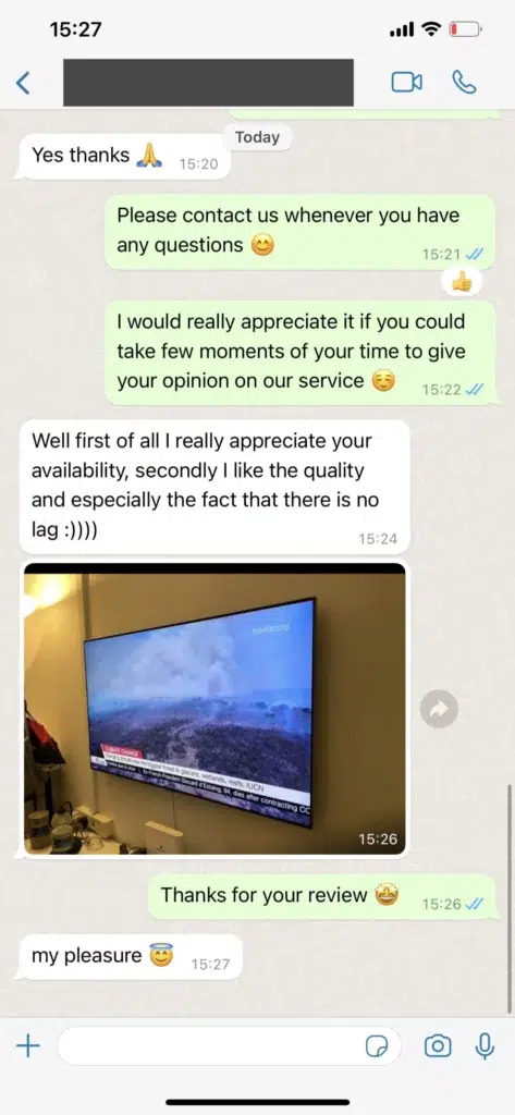 Customer review
