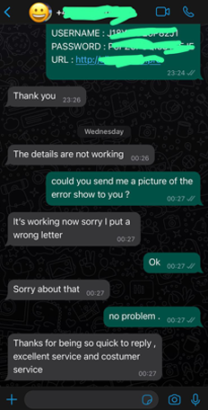 Customer review